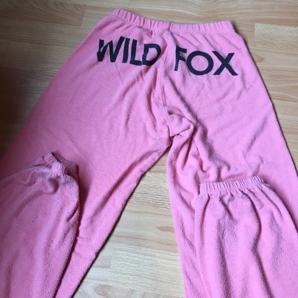 Wildfox Pants - Wildfox Pink Sweatpants XS